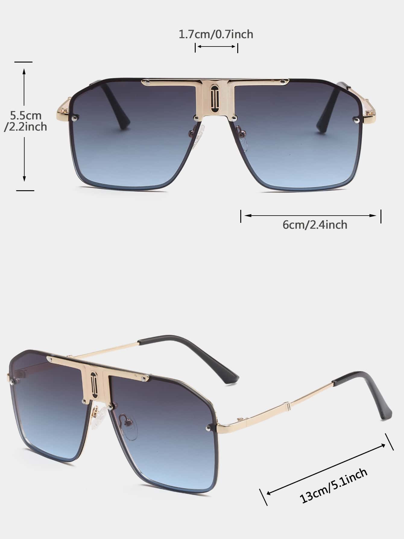 1 Pc Men's Flat Top Goggle Fashion Eyewear For Outdoor Use Elegant Shades Accessories Beach Accessories