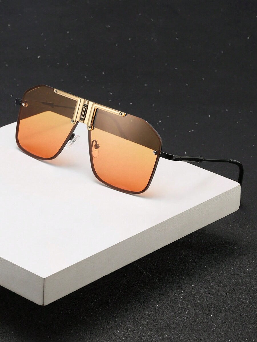 1 Pc Men's Flat Top Goggle Fashion Eyewear For Outdoor Use Elegant Shades Accessories Beach Accessories
