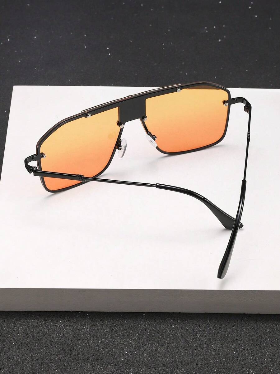 1 Pc Men's Flat Top Goggle Fashion Eyewear For Outdoor Use Elegant Shades Accessories Beach Accessories