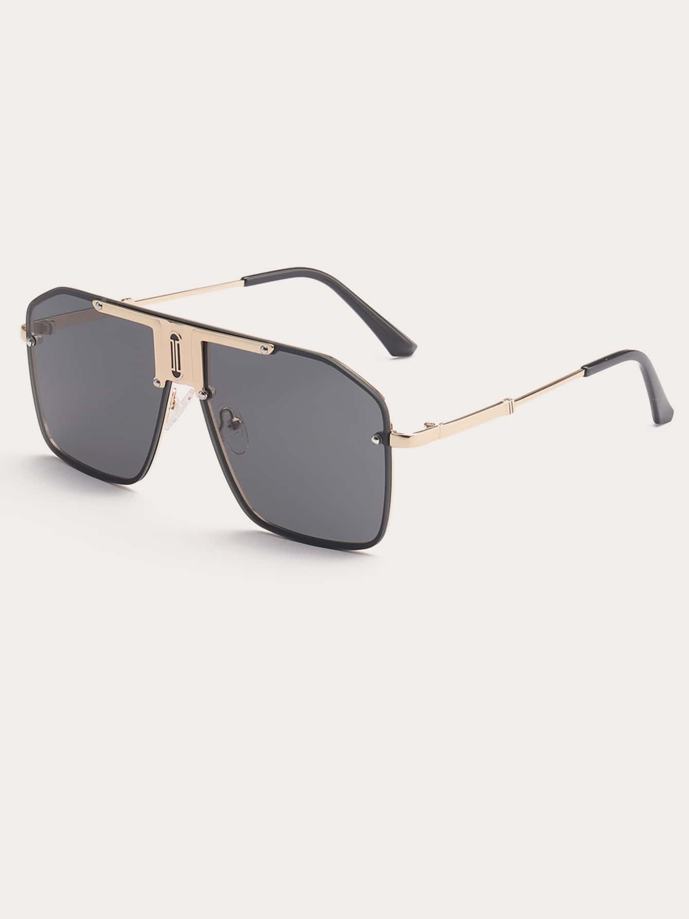 1 Pc Men's Flat Top Goggle Fashion Eyewear For Outdoor Use Elegant Shades Accessories Beach Accessories