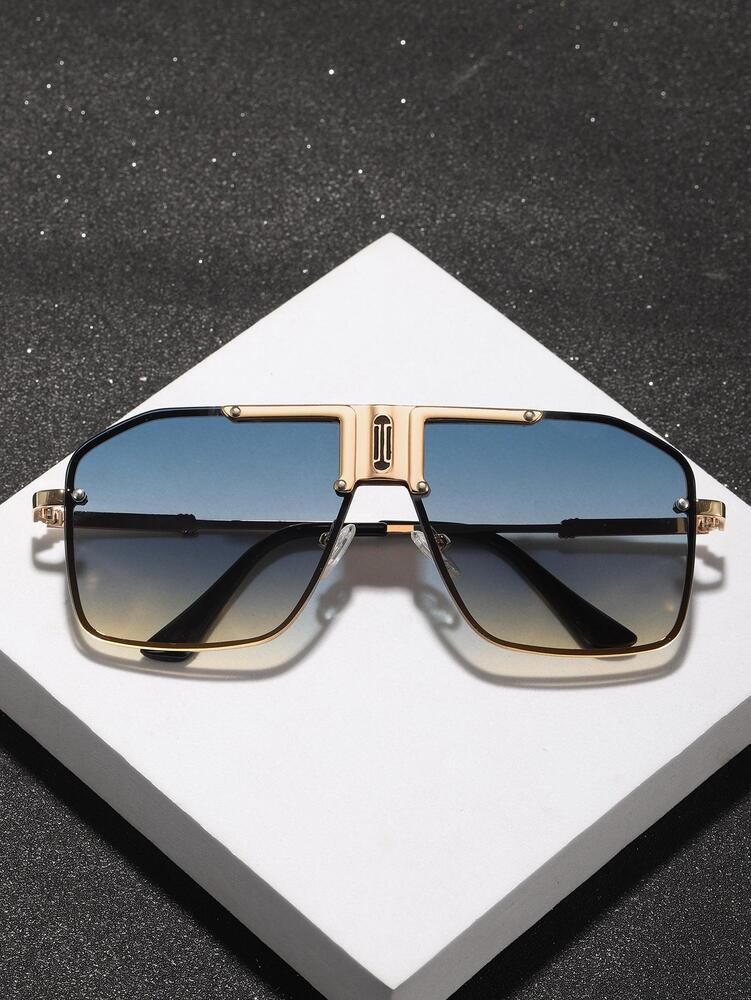 1 Pc Men's Flat Top Goggle Fashion Eyewear For Outdoor Use Elegant Shades Accessories Beach Accessories