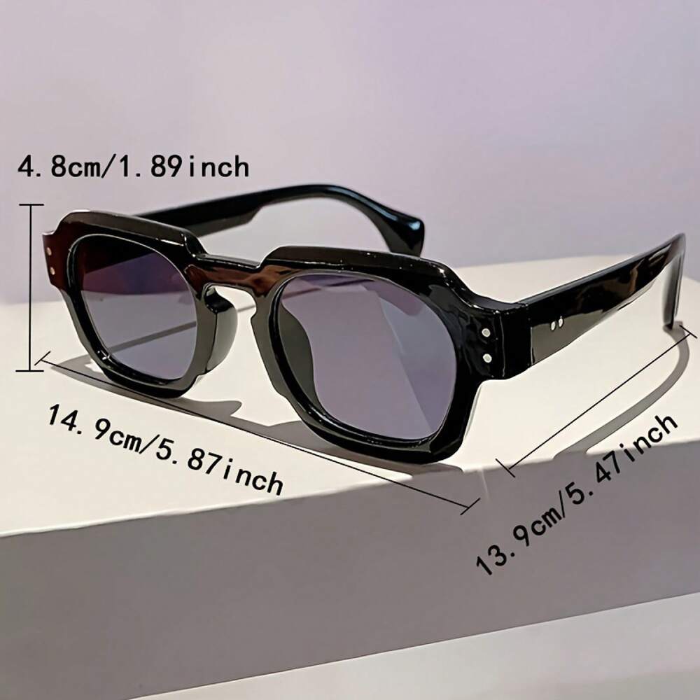 Women's And Unisex Glasses - Simple Small Frame Design, Black - Suitable For Daily And Formal Occasions