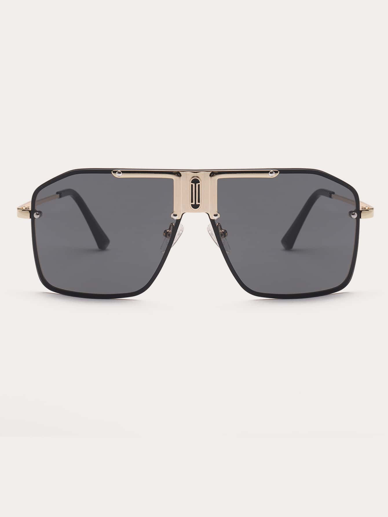 1 Pc Men's Flat Top Goggle Fashion Eyewear For Outdoor Use Elegant Shades Accessories Beach Accessories