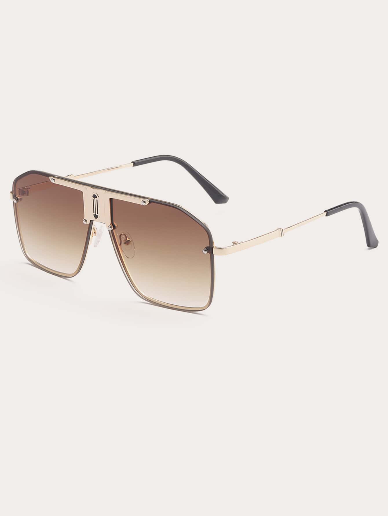 1 Pc Men's Flat Top Goggle Fashion Eyewear For Outdoor Use Elegant Shades Accessories Beach Accessories