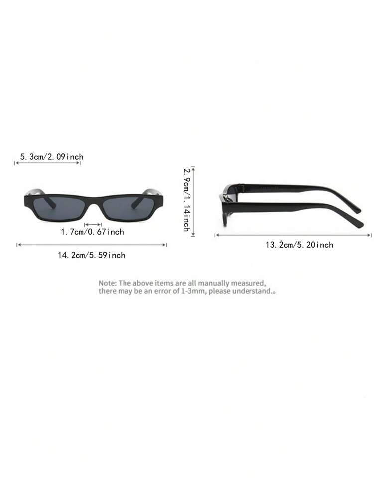 1pc Small Square Frame Fashion Glasses