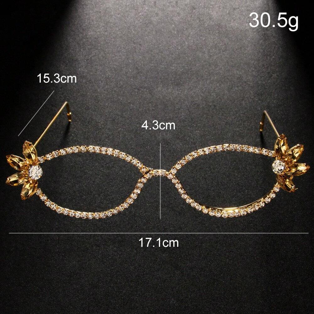 A New Type Of Irregular Oval Eyeglass Frame, Fashionable And Simple European And American Street Photography