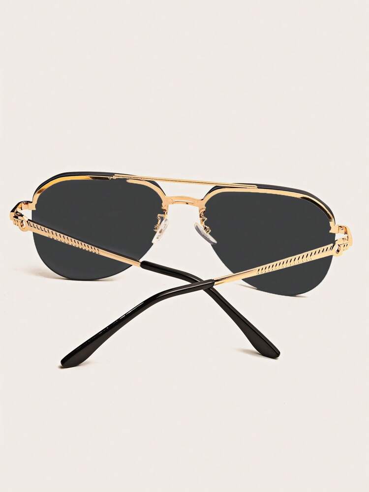 Men Top Bar Aviator Fashion Glasses For Daily Life Elegant Shades Accessories Beach Accessories Glasses