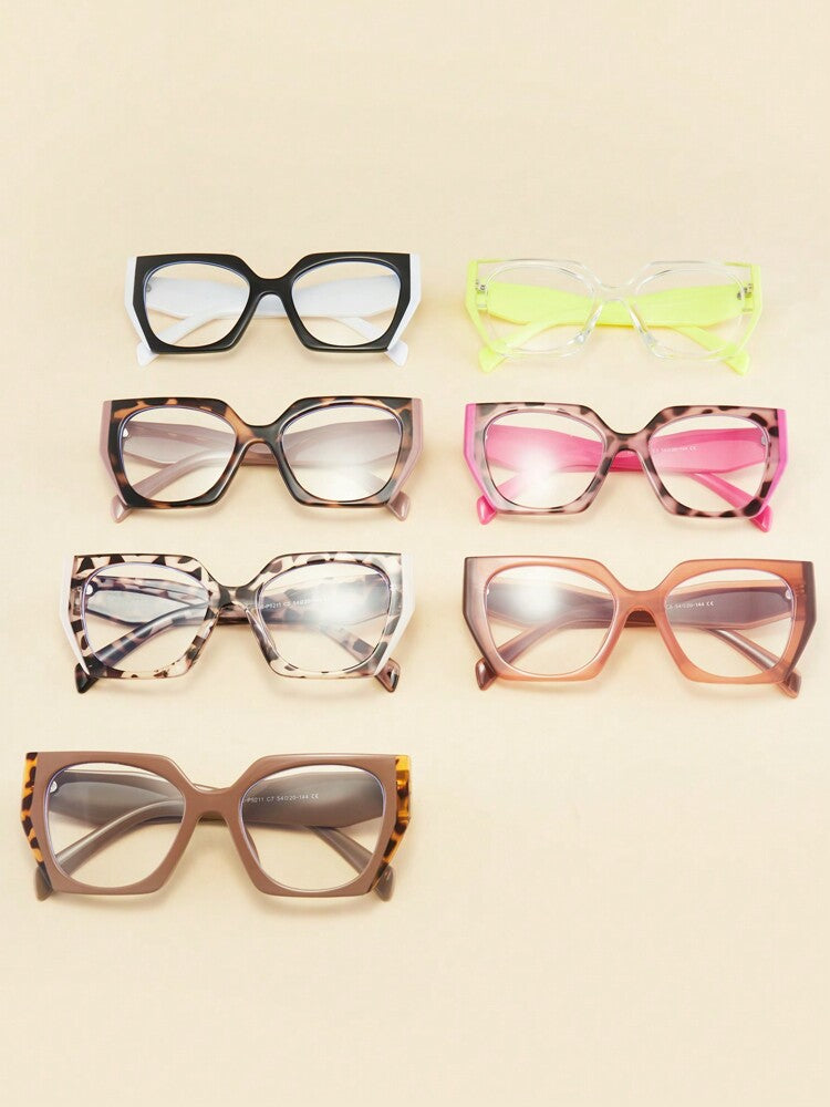 1pc Women's Fashion Non-Prescription Glasses