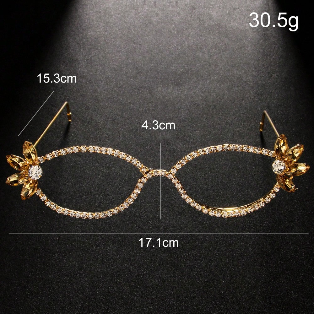 A New Type Of Irregular Oval Eyeglass Frame, Fashionable And Simple European And American Street Photography