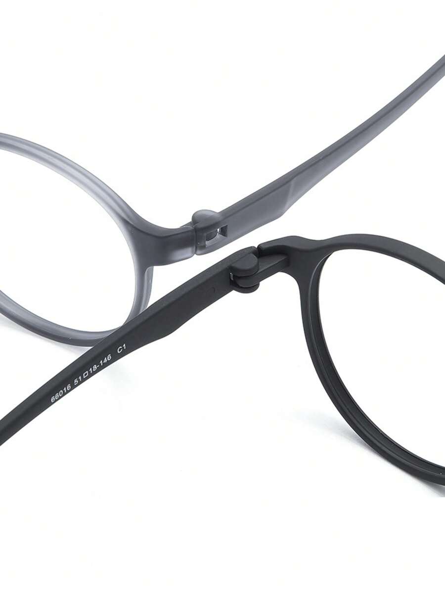 Men Ultra-Light TR90 Round Glasses Accessories