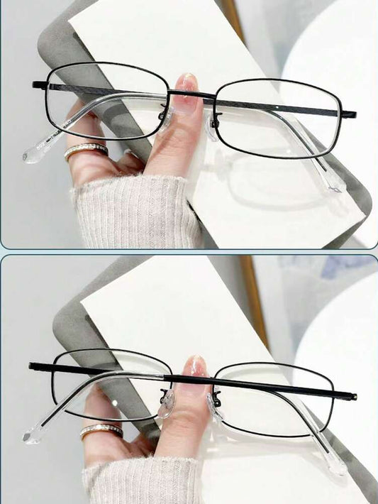 Y2K Vintage Small Square Frame Glasses
