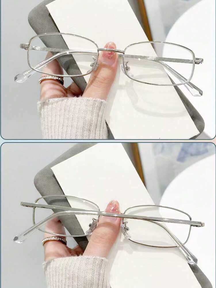 Y2K Vintage Small Square Frame Glasses