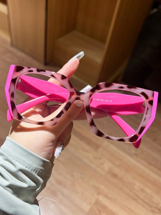 1pc Women's Fashion Non-Prescription Glasses
