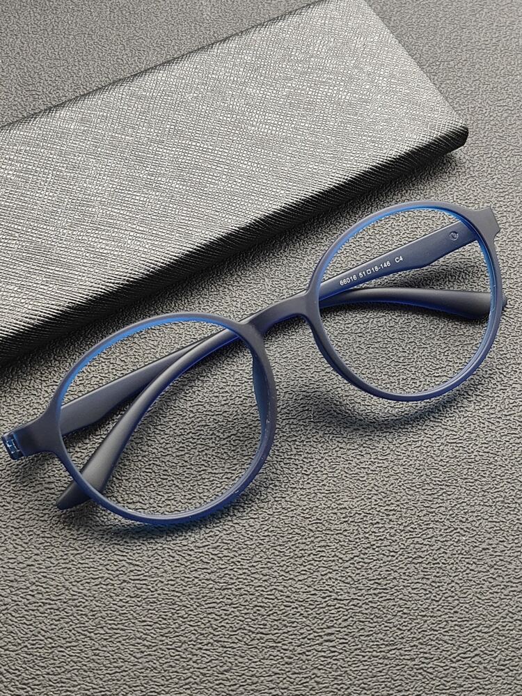 Men Ultra-Light TR90 Round Glasses Accessories
