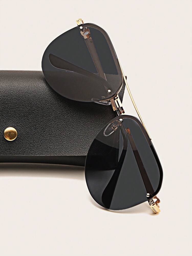 Men Top Bar Aviator Fashion Glasses For Daily Life Elegant Shades Accessories Beach Accessories Glasses