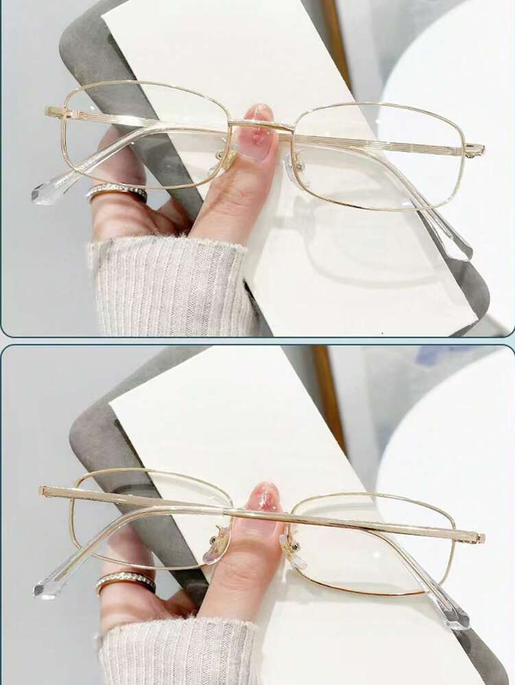 Y2K Vintage Small Square Frame Glasses