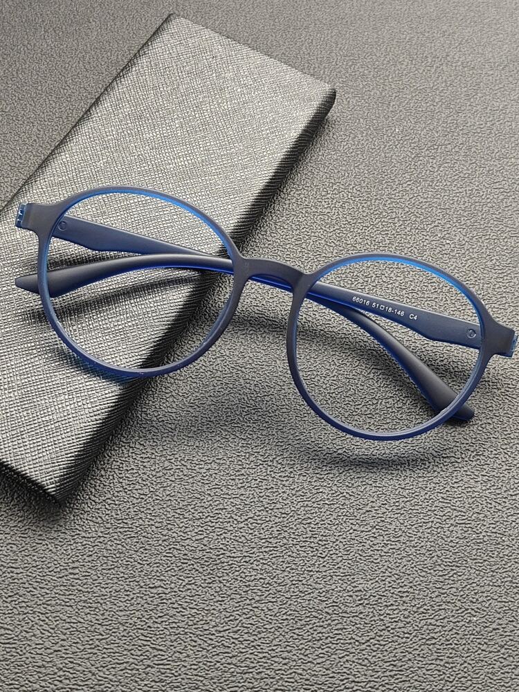Men Ultra-Light TR90 Round Glasses Accessories