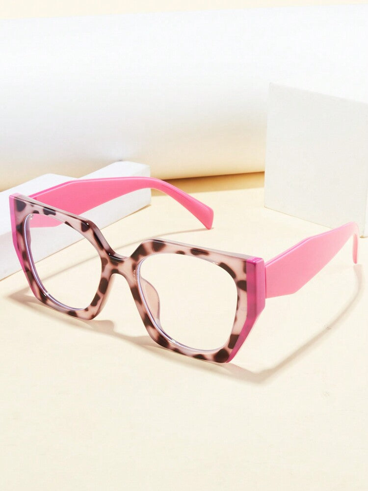 1pc Women's Fashion Non-Prescription Glasses