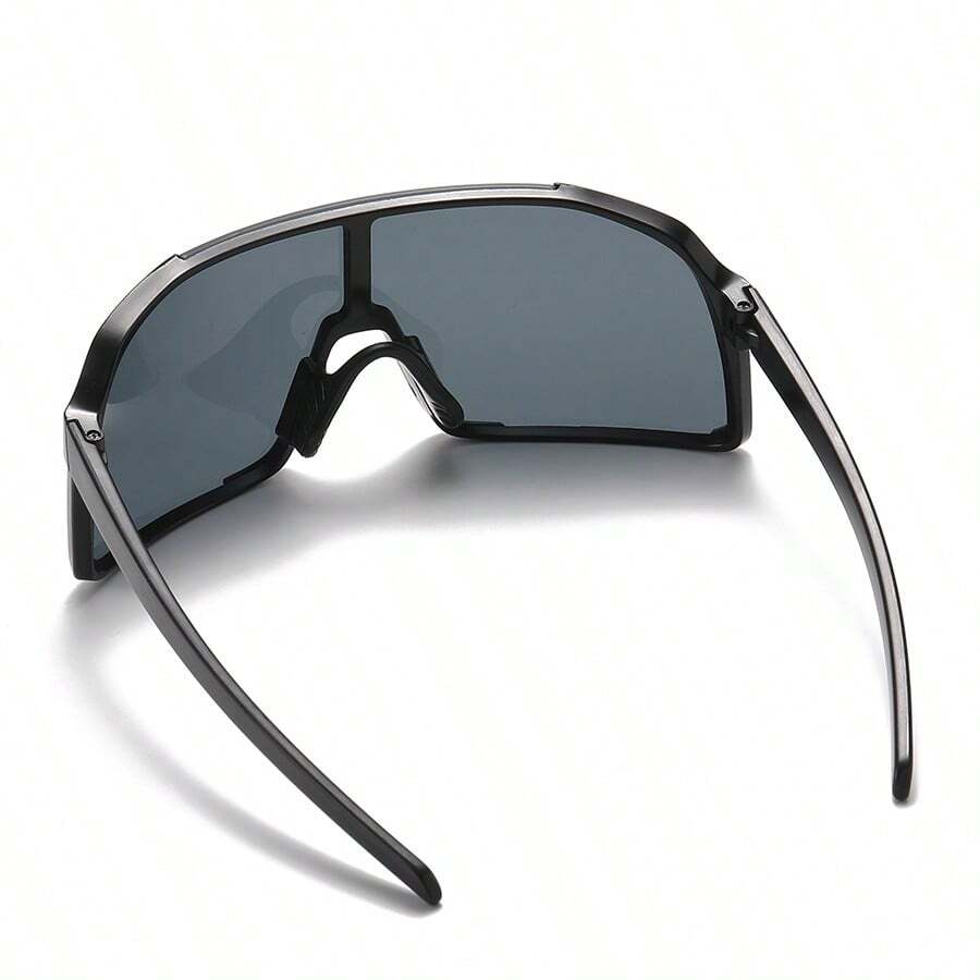1pc Men Sports Goggles With Oversized Lenses, Rimless Cycling Glasses For Outdoor Travel Easy Comfort Casual