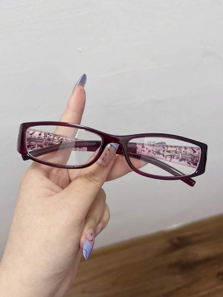 1pc/2pcs/3pcs Vintage Y2K Fashion Non-Prescription Glasses – Minimalist & Flattering Design